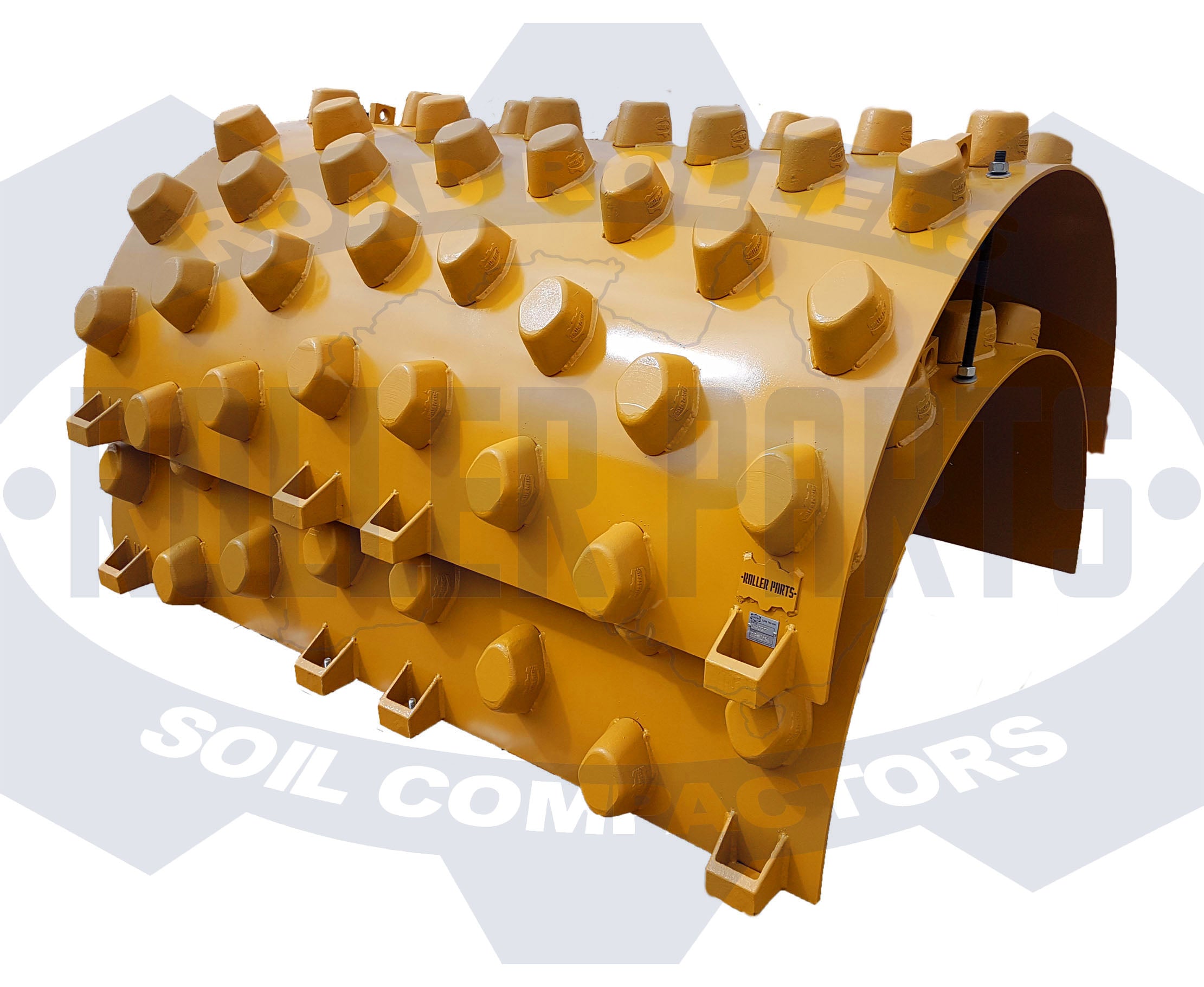 Padfoot roller shell sections